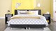 Box Kerry Deluxe vlak met polyether matras, charcoal
