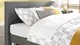 Box Kerry Deluxe vlak met polyether matras, antraciet