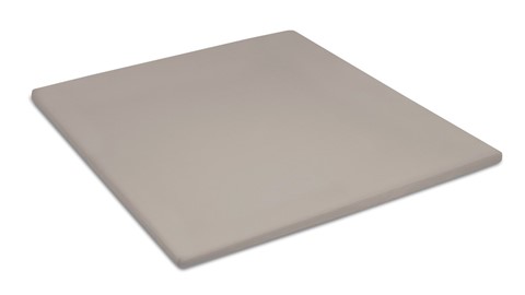 Hoeslaken Satijn topper, taupe