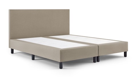 Box Lowen Plus vlak zonder matras, grey beige