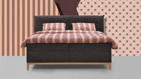 Opbergbox Nox met topmatras, graphite