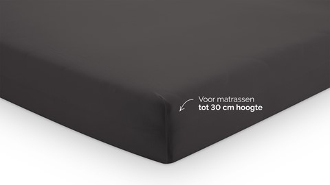 Hoeslaken B Bright Jersey, antraciet