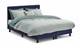 Boxspring Illinois vlak met Bridge matras, blauw