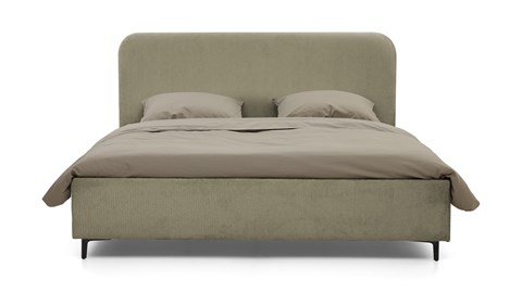 Bed Round, groen