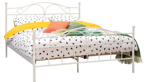 Bed Quincy, wit