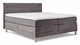 Boxspring Grid verstelbaar met gestoffeerd matras, antraciet