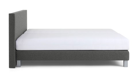 Box Kerry Deluxe vlak met polyether matras, antraciet