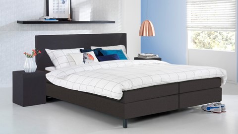 Box Colorado vlak met gestoffeerd matras, antraciet