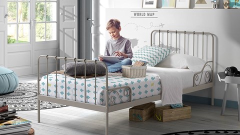 Bed Alice, grijs