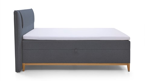 Opbergbox Nox met topmatras, donkergrijs