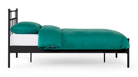 Bed Xam 1-persoons, zwart