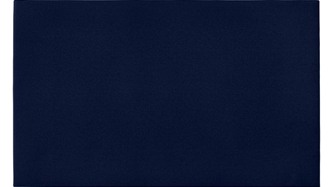 Opbergboxspring Square met gestoffeerde matras., blauw
