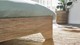 Bed Wald met lattenbodem en polyether matras, eiken