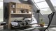 Opklapbed Albero met bovenbouw, eiken