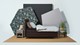 Boxspring Broad verstelbaar met gestoffeerd matras, bruin