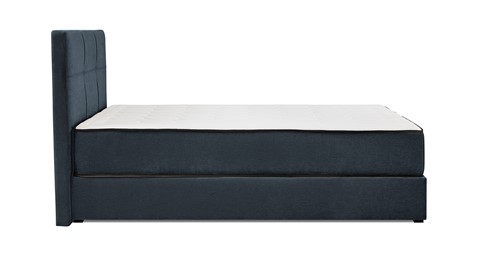 Opbergbed Mani met gestoffeerd matras, donkerblauw wind