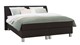 Boxspring Morero vlak met gestoffeerd matras, zwart