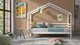 Sofabed Jamie als huis, wit
