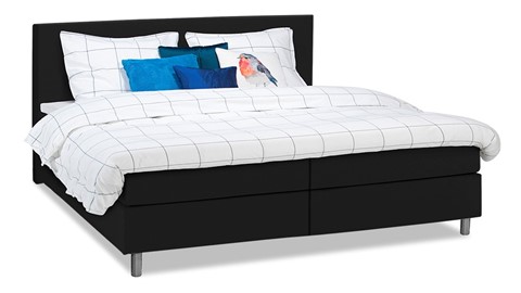 Box Colorado vlak met gestoffeerd matras, zwart