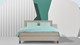 Box Lowen Plus vlak met gestoffeerd matras, grey beige