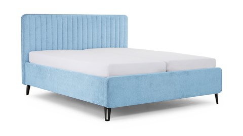 Opbergbed Sunna, lichtblauw