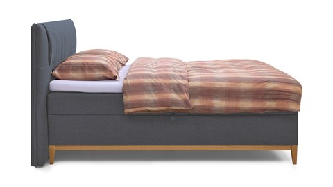 Opbergbox Nox met topmatras, donkergrijs