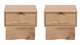 Set nachtkasten Balder met 1 lade, nordic eiken