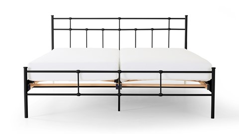 Bed Xam 2-persoons, zwart