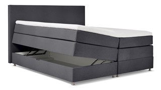 Opbergboxspring Square met gestoffeerd matras