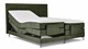 Boxspring Broad verstelbaar met gestoffeerd matras, groen
