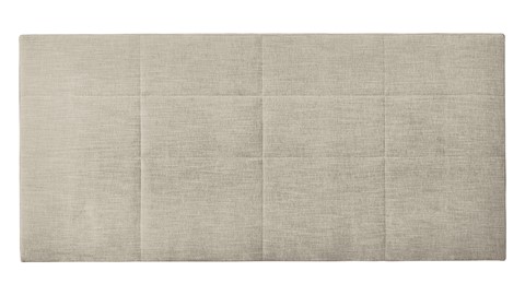 Boxspring Blocks vlak met gestoffeerd matras, beige