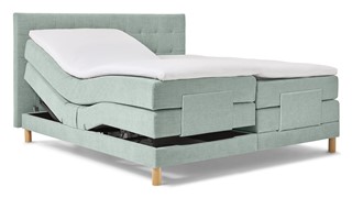 Boxspring Grid verstelbaar met gestoffeerd matras