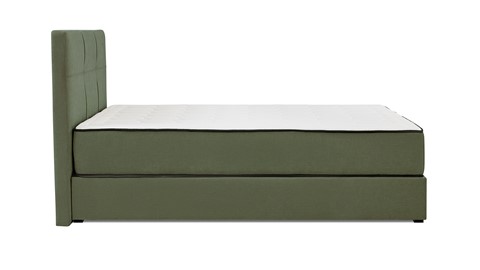 Opbergbed Mani met gestoffeerd matras, donkergroen monte