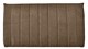 Boxspring Edge vlak met gestoffeerd matras, bruin