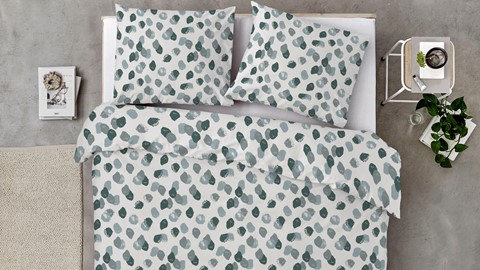 Dekbedovertrek Spotty Animal, groen