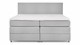 Opbergboxspring Square met gestoffeerde matras., grijs