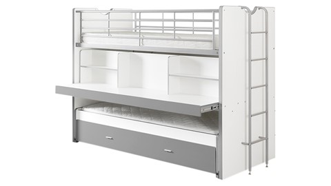 Stapelbed Bonny, grijs