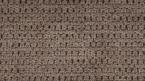 Boxspring Scallop vlak met gestoffeerd matras, taupe