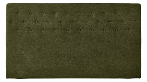 Bed Luxe met hoofdbord Button, groen