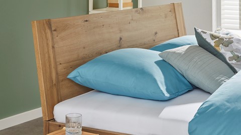 Bed Space met hoofdbord en opbergladen, eiken