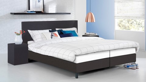 Box Colorado met polyether matras, donkergrijs