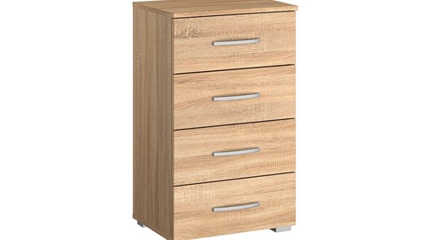 Commode Reno met 4 laden, eiken sonoma