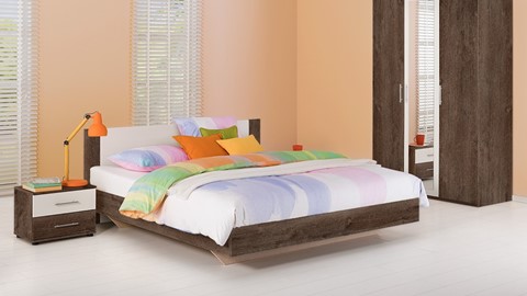 oppervlakte Ongunstig verlangen bed Oaklyn met lattenbodem en Comfort X1000 matras | Beddenreus