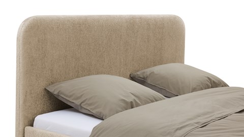 Bed Round, zand