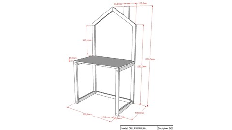 Bureau Dallas, wit
