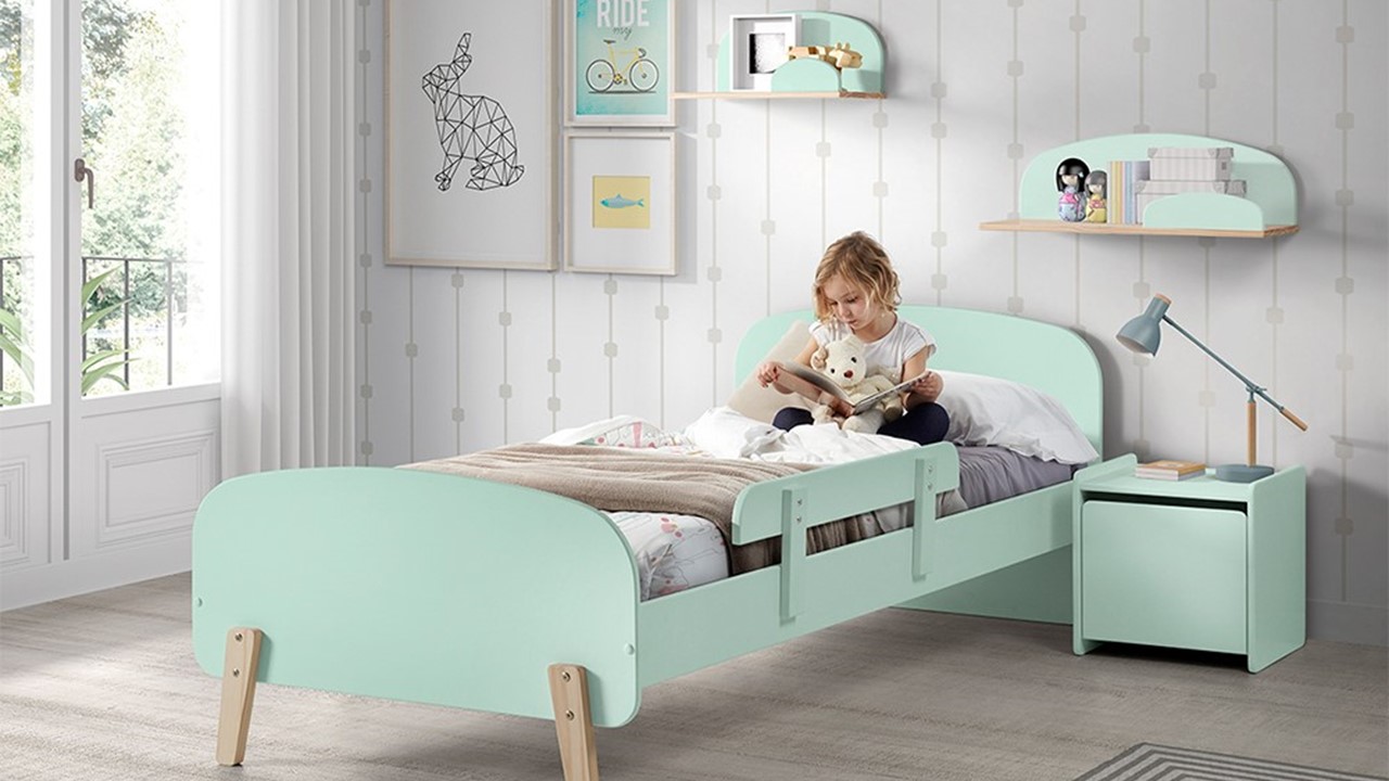 Noord West buffet Larry Belmont Bed Kiddy inclusief uitvalbeveiliging | Beddenreus