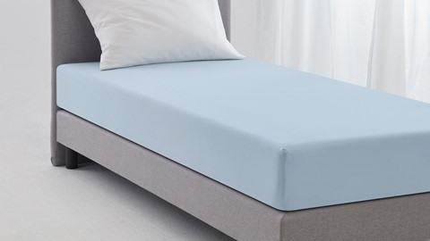 Hoeslaken Jersey Cinderella, blauw