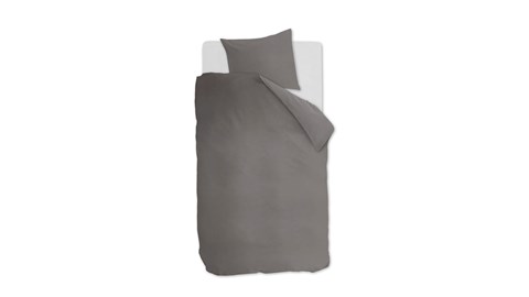 Dekbedovertrek Cotton Uni, grey
