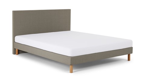 Bed Ease inclusief hoofdbord en matras, olijfgroen