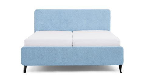 Opbergbed Sunna, lichtblauw